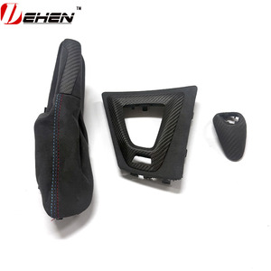 Parti Interne in Vera Fibra di Carbonio per BMW M3 M4 F80 F81 F82 F83, Copertura Decorativa Cruscotto in Alcantara e Carbonio Reale 2014-2019 - Product Image 1