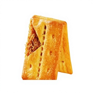 Biscotti Croccanti Salati Ripieni al Manzo Naziba 418g in Scatola, al Burro e Lino, Snack Super Popolari per Ufficio e Intrattenimento Online - Product Image 1