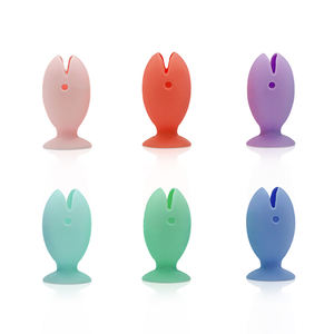 Couvercle de brosse à dents en silicone pour petits poissons, ventouse verticale, couverture de brosse à dents de voyage, couverture de brosse à dents portable, vente en gros - Product Image 2