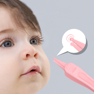 Pinzas para el cuidado <span class=keywords><strong>nasal</strong></span> del bebé, limpiador de oídos, nariz y ombligo con punta redonda de plástico - Product Image 5