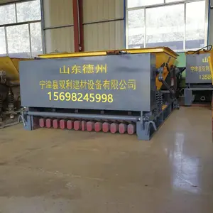 Máquina de fabricación de placas de hormigón con núcleo hueco, máquina de hormigón semipermanente para uso en la construcción de casas