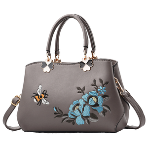 Bolso de Mano de Moda para Mujer, Diseño de Flores de Dibujos Animados, Piel Sintética, Cierre de Cremallera, Alta Calidad, Marca <span class=keywords><strong>MU</strong></span>, Venta al Por Mayor, Último Modelo 2026 - Product Image 3