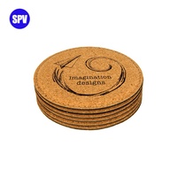Sous-verres vierges en cuir PU pour gravure laser avec support, ensemble de sous-verres personnalisables par gravure laser pour cadeaux d'entreprise et événements