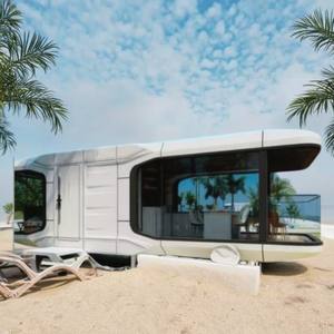 Maison en forme de capsule spatiale de style aventure |   Pod préfabriqué durable pour la vie en plein air et les projets de retraite en pleine nature - Product Image 3