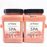 Sel de Bain Exfoliant Éclaircissant et Hydratant pour le Corps à la Rose, Meilleure Vente, 1000ml