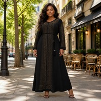 Robe de soirée élégante pour femmes africaines grande taille, Kaftan, Abaya musulmane, Robe de mariée, Boubou modeste, Ankara, Robe de fête