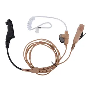 Earpiece for Motorola APX8000 XPR7550e APX7000 XPR7350e XPR7550 Radios Walkie Headset with AcousticTube and PTT Mic