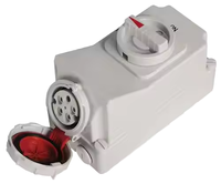 Interruptores de Enchufe Internacionales CHENF Industriales IP67 230V 16A 32A 63A 3/4/5 Salidas CEE/IEC con Bloqueo Mecánico CF5600 CF5110