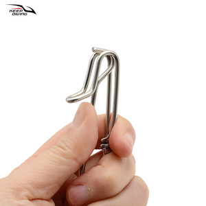 Clip de pêche en acier inoxydable de 100 mm pour bateau océanique KD-9019 - Product Image 3
