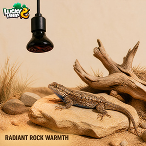 Lampada Riscaldante in Ceramica LuckyHerp 50W Ecologica Mini per Uso Interno per Riscaldamento di Tartarughe, Lucertole e Ricci - Product Image 3