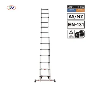 Multifunctionele Aluminium Opvouwbare Ladders Super Opvouwbare Dakladders