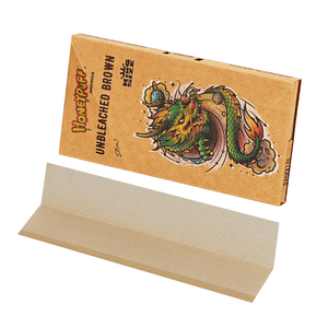 Wholesale 110mm Kingsize <b>Rolling</b> Papers with Tips – Natural Gum Smoking Paper, Square Packaging - Product Image 2