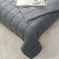 Couverture lestée personnalisable toutes saisons avec perles de verre matelassées pour adultes et enfants