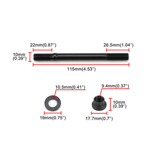 Cylinder Head Bolt Kit For Bmw E36 325i M50 S50us S52us Engine 2.5L 6 Cyl <b>Iron</b> New Replacement Parts - Product Image 2