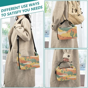 Bolsa de almuerzo con diseño de cactus del desierto, personalizada, tropical, de Hawái, con aislamiento térmico, para pícnic escolar al aire libre - Product Image 6