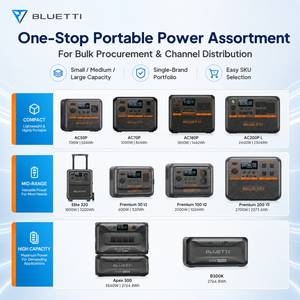 Générateurs solaires portables BLUETTI pour les revendeurs de systèmes solaires, les distributeurs <span class=keywords><strong>d</strong></span>'énergies renouvelables et les magasins de <span class=keywords><strong>d</strong></span>étail - Product Image 1