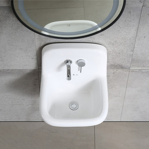Lavabos en céramique, éviers de salle de bain, lavabos muraux <span class=keywords><strong>pour</strong></span> toilettes publiques - Product Image 2