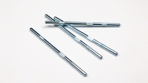 Pasadores de Centrado de Hierro Galvanizado de Alta Precisión, Modelo ISO, Cabeza Cilíndrica Estándar, Ejes Moleteados, Cabeza Personalizable de 5 mm - Product Image 2