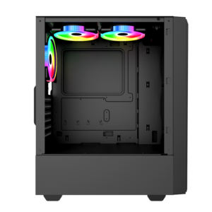 <span class=keywords><strong>Vetro</strong></span> temperato personalizzato <span class=keywords><strong>anime</strong></span> + pannello in rete metallica con display temperatura ventola RGB custodia per computer da gioco in plexiglass - Product Image 5