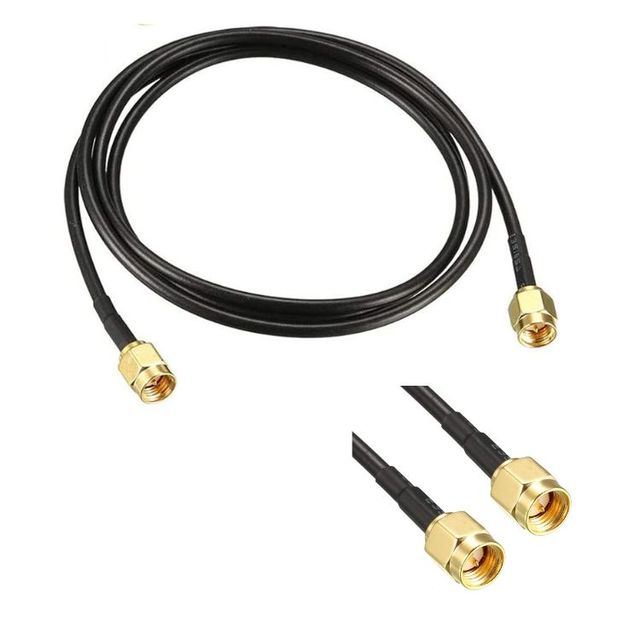 Manufacturer Supplier Low Loss 50 Ohm RG174 Coaxial Cable SMA Male SMA Male for Antenna Use 100m/200m/300m Customizable Length