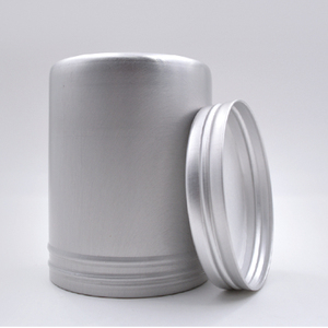 Contenitore per caffè ermetico personalizzato da <span class=keywords><strong>180g</strong></span>/6 once barattolo di latta di metallo nero argento barattolo di latta di tè di caramelle contenitore sigillato Matchas lattine di alluminio - Product Image 3