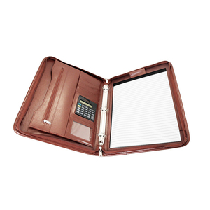 Carpeta Ejecutiva Personalizada con Cierre, Portafolio de Cuero PU con Calculadora y Asa, Maletín - Product Image 5