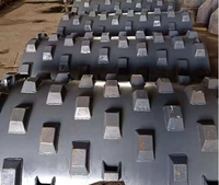 Barre de pied en aluminium pour bowag road roller 213D