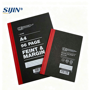 <span class=keywords><strong>Quaderno</strong></span> A4 Personalizzato con Copertina Rigida, 96 Pagine a Righe e Griglia, Rilegatura a Punto per Studenti e Ufficio - Product Image 1