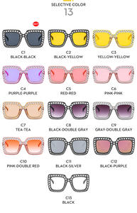 Lunettes de soleil enfants cristal étincelant mignon strass diamant lunettes filles nuances pour plage/voyage/fête (MG008) - Product Image 4