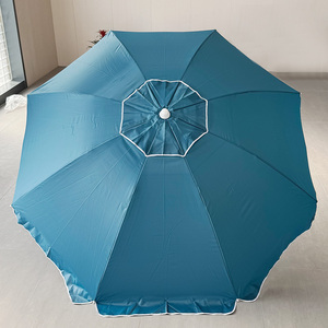 Sombrilla de Playa y <span class=keywords><strong>Patio</strong></span> de 200 cm con Varillas de Acero Resistentes al Viento, Ajustable, Azul, Portátil, para Camping, con Logotipo Personalizado - Product Image 3