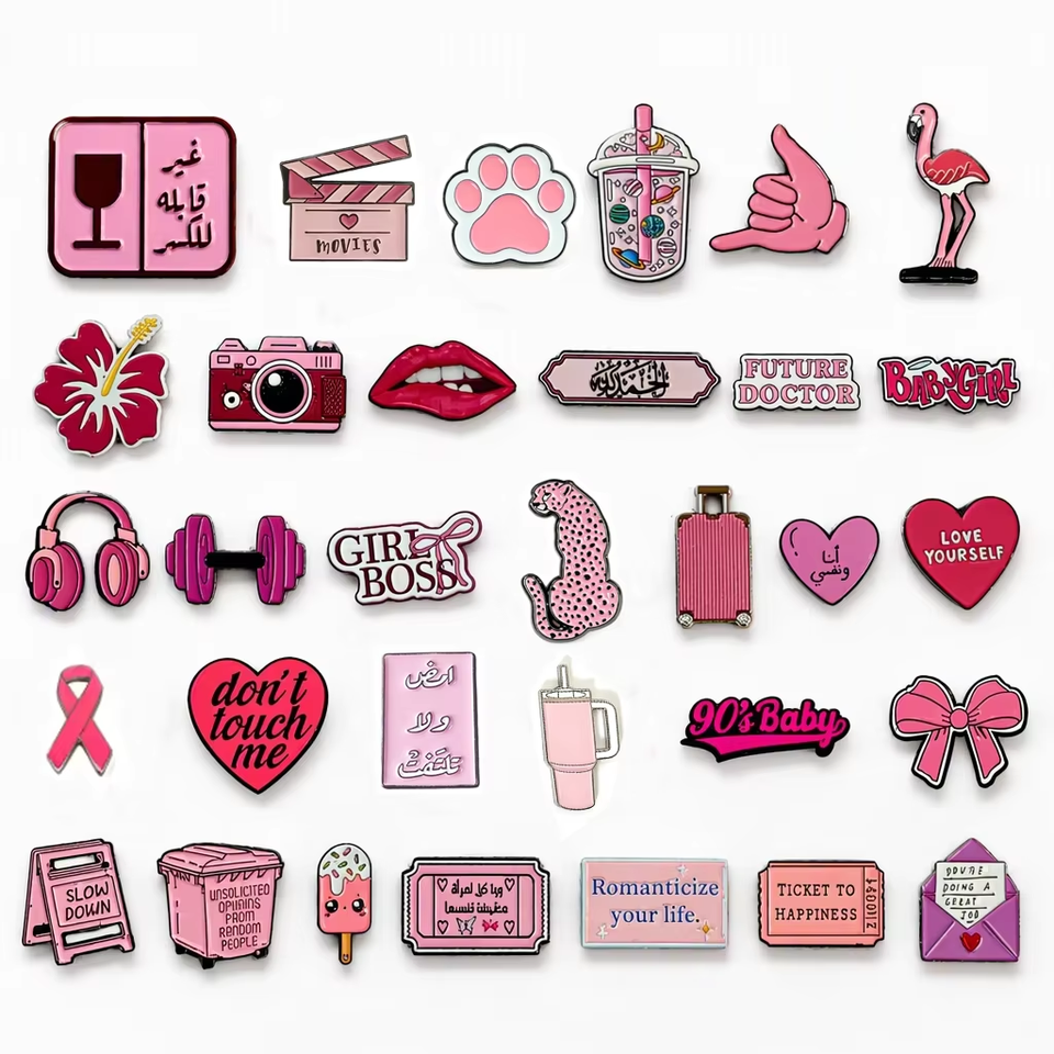 Custom Pink Cute Arabic Theme Metal Phone Stickers| Alibaba.com