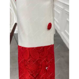Abito da sposa <span class=keywords><strong>bianco</strong></span> Jacquard rosso da uomo all'ingrosso indossare <span class=keywords><strong>giacca</strong></span> africana moda classica personalizzata Blazer da sposo matrimoni per uomo - Product Image 6