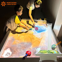 Table de sable, projection mapping, projection interactive au sol 3D, jeux de projecteur interactifs