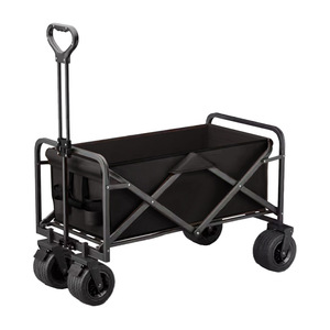E-Commerce Portable Folding Camping Wagon 150KG Capacity Lightweight <b>Foldable</b> Utility Cart with <b>Table</b> Compatibility for <b>Picnic</b> - Product Image 1