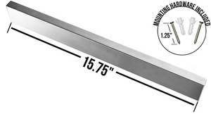 Rak pisau magnetis Stainless Steel, rak pisau magnetis Stainless Steel dengan penahan, blok & tas gulung, tipe produk - Product Image 4