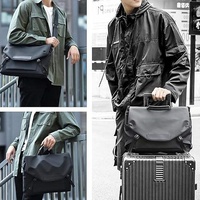 Sac à bandoulière YOUK en nylon, tendance, pour ordinateur portable, personnalisé, pour voyage en plein air, sac messager imperméable pour hommes