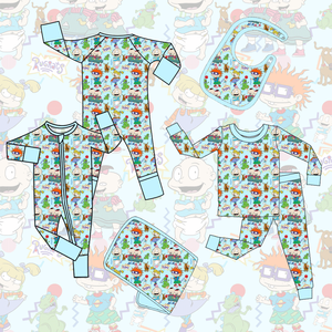 Fabrika kalite bebek bambu hilal Zippy Romper CPC ulaşmak CE sertifikalı çocuk pijamaları pijama ile özel Logo sapları - Product Image 4