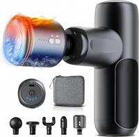 Pistolet de massage électrique mini en gros, 5 têtes, pour massage des tissus profonds, récupération musculaire complète, rechargeable USB, soulagement des douleurs myofasciales