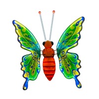 Lumière LED dynamique en forme de papillon pour l'éclairage extérieur, décoration libellule et abeille, lumière paysagère pour pelouse et insectes