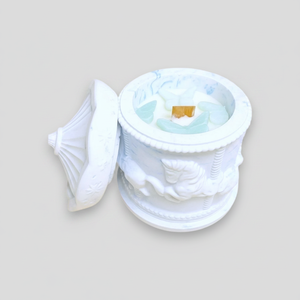 Qoq <b>Candle</b> Handmade Aromatherapy Carousel <b>Candle</b> Rose Scent Soy Wax Cotton <b>Wick</b> Home Decor Christmas Customizable Private Label - Product Image 2