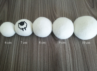 Boules de séchage en laine de Nouvelle-Zélande personnalisables avec logo, réutilisables, écologiques, adoucissantes pour tissus, anti-plis et anti-odeurs pour la lessive