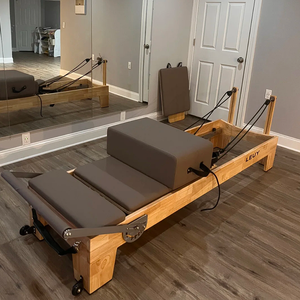 Reformer de Pilates de Madera de Caucho para Uso Doméstico y Comercial, Máquina Profesional de Pilates para Estudio - Product Image 3
