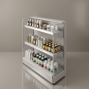 2026 Trending Modular Wire <strong>Mesh</strong> Retail Shelf 3-Tier Adjustable Supermarket Gondola Shelving 1.2mm Heavy Duty Factory Direct - Product Image 2