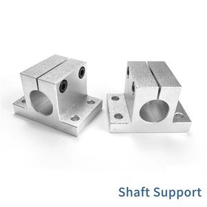 Pack Of 2 Aluminum Shaft <strong>Bracket</strong> Flange Connector <strong>Clamps</strong> Strut <strong>Clamps</strong> <strong>Brackets</strong> For Equipment Stands Side Mounting 10 12 15 16 20 - Product Image 2