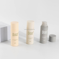 Pcr Airless Pompe Bouteille Personnalisation Logo Cosmétique Bouteille En Plastique De Luxe Soins De La Peau Emballage Personnalisé Sérigraphie PET CN;SHG