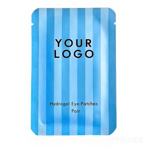 Masques hydrogel jetables personnalisés pour les <span class=keywords><strong>yeux</strong></span> à la caféine, à l'acide hyaluronique, au PDRN et au collagène, avec logo sur mesure, pour lutter contre les rides - Product Image 1