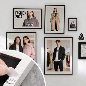 Strisce Adesive Flessibili Resistenti alle Intemperie per Appendere Quadri, Cornici, Attrezzi da Garage, Capanno, Patio e Pareti - Product Image 1