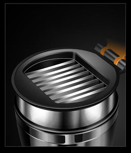 Cortador de Frutas Portátil Syh258, Fácil de Transportar y Limpiar, Mini Cortador de Plátanos, Uvas y Champiñones de Acero Inoxidable - Product Image 2