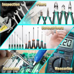 Kit <span class=keywords><strong>de</strong></span> Herramientas Electrónicas Proskit PK-15307HM (220V, Métrico) para Inspección Eléctrica, Medición <span class=keywords><strong>de</strong></span> Circuitos, Soldadura y Reparación - Product Image 5