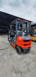 Toyota FGZN20 Chariot élévateur d'occasion diesel en bon état Chariot élévateur Toyota 20 d'occasion 2 tonnes - Product Image 6